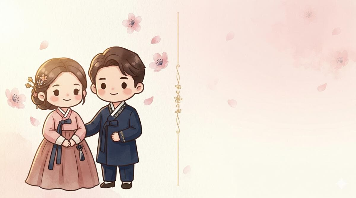 Template Hanbok Korean